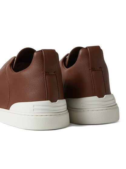 Zegna Deerskin Triple Stitch Brown