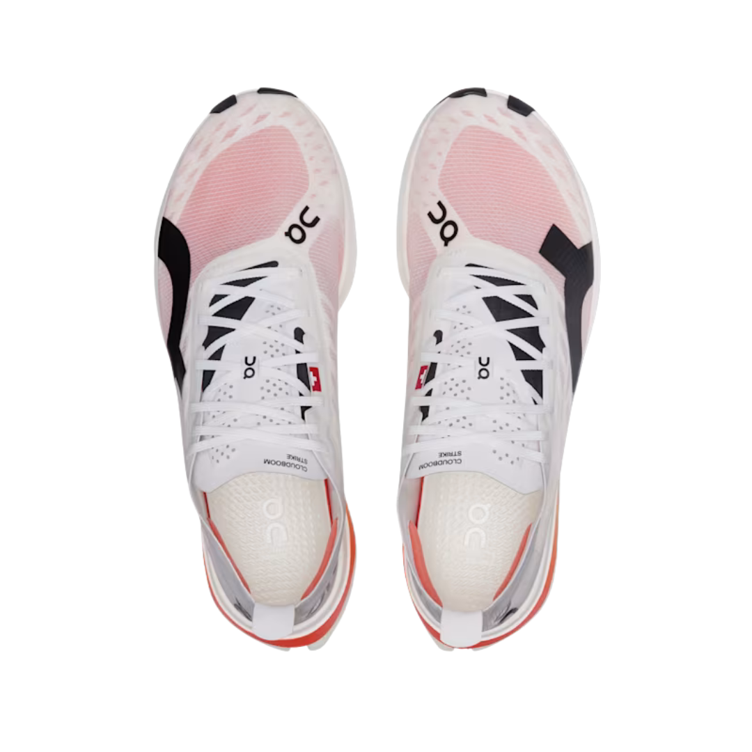 On Running Cloudboom Strike White Black