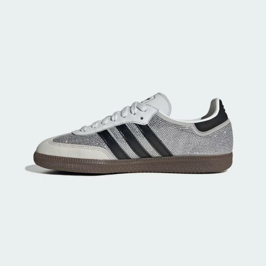 Adidas Samba OG Rhinestone Crystal White Silver