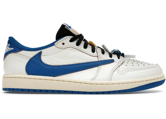 Jordan 1 Low OG SP Fragment x Travis Scott Sail Military Blue